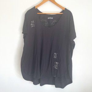 Penningtons mblm Angel Wings Black Short Sleeve